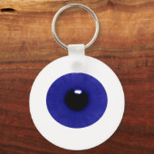 Blue Eyeball Schlüsselanhänger (Vorderseite)