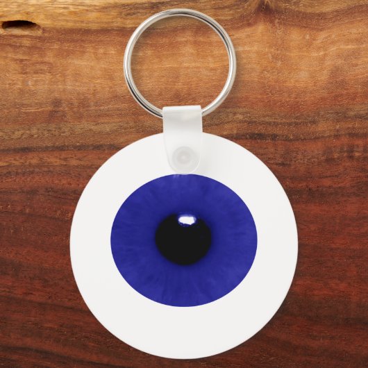 Blue Eyeball Schlüsselanhänger (Vorderseite)