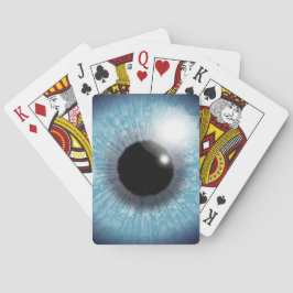 Blue Eyeball Spielkarten