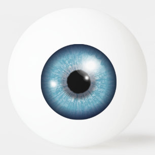 Blue Eyeball Tischtennisball