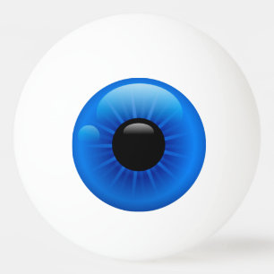 Blue Eyeball Tischtennisball