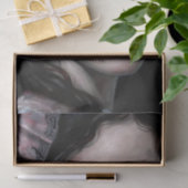 Blue Eyed Beauty in Bonnet Decoupage Seidenpapier (Geschenk)