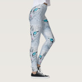 Blue Eyed Fluffy Cat Leggings (Rechts)