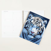 Blue eyed White Tiger Personalized Planer (Anzeige)