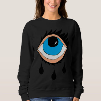 Blue Eyes Black tears Sweatshirt