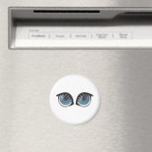 Blue Eyes Cartoon Magnet (In Situ (Geschirrspüler))