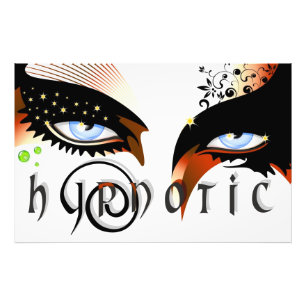 Blue Eyes Fashion Make Up Fotodruck