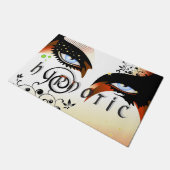 Blue Eyes Fashion Make Up Fußmatte (Schrägansicht)