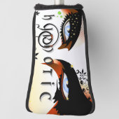 Blue Eyes Fashion Make Up Golf Headcover (Rotieren 90)