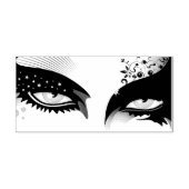 Blue Eyes Fashion Make Up Gummistempel (Prägung)