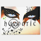 Blue Eyes Fashion Make Up Magnet (Vorderseite)