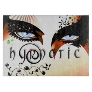 Blue Eyes Fashion Make Up Schneidebrett