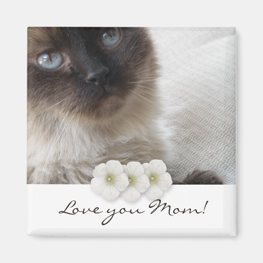 Blue Eye's Kitty, Liebe Sie Mama! Magnet (Vorne)
