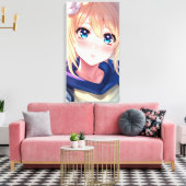 Blue Eyes  Leinwanddruck (Insitu (Wohnzimmer))