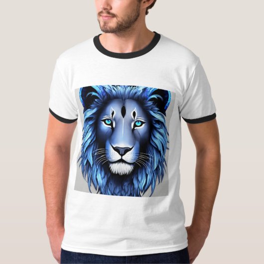 Blue Eyes Lion T-Shirt (Vorderseite)