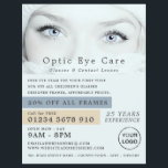 Blue Eyes, Optician, Technical Practitioner Flyer<br><div class="desc">Blue Eyes,  Optician,  Technical Practitioner Werbung Flyer vom Business Card Store.</div>