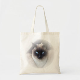 Blue eyes siamese cat tragetasche