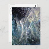 Blue Fairies Postkarte (Vorne/Hinten)