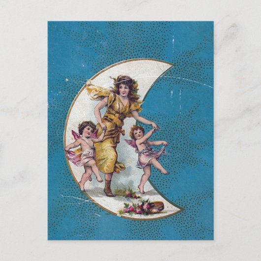 Blue Fairy Book Back Cover Postkarte (Vorderseite)