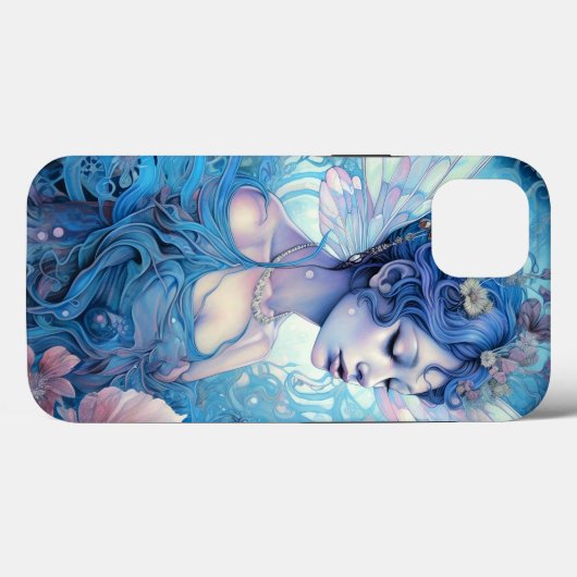 Blue Fairy Fantasy Art Case-Mate iPhone Hülle (Rückseite (Horizontal))