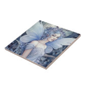 Blue Fairy Fantasy Art Fliese (Seite)