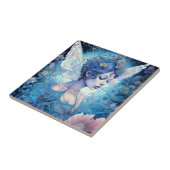 Blue Fairy Fantasy Art Fliese (Seite)