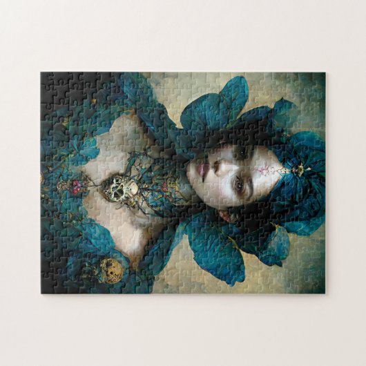 Blue Fairy Fantasy Art Jigsaw Puzzle (Horizontal)