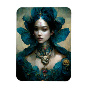 Blue Fairy Fantasy Art Magnet