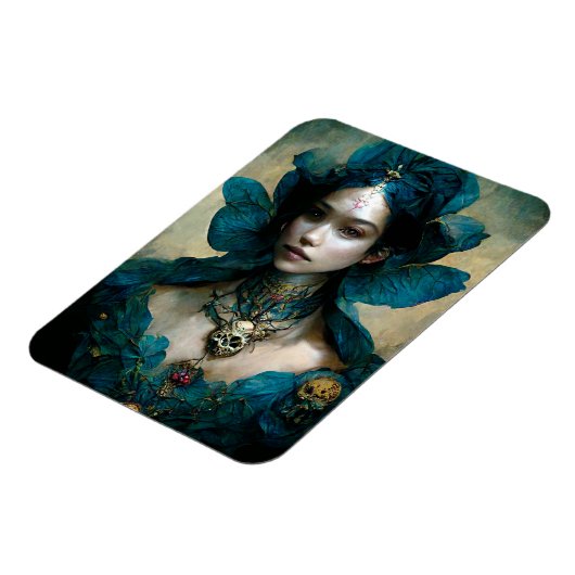 Blue Fairy Fantasy Art Magnet (Linke Seite)