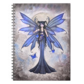 Blue Fairy Fantasy Art Notebook Notizblock (Vorderseite)