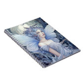 Blue Fairy Fantasy Art Notizblock (Rechte Seite)