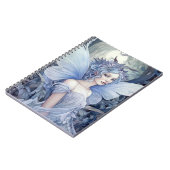 Blue Fairy Fantasy Art Notizblock (Linke Seite)