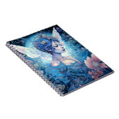 Blue Fairy Fantasy Art Notizblock (Rechte Seite)