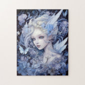 Blue Fairy Fantasy Art Puzzle (Vertikal)