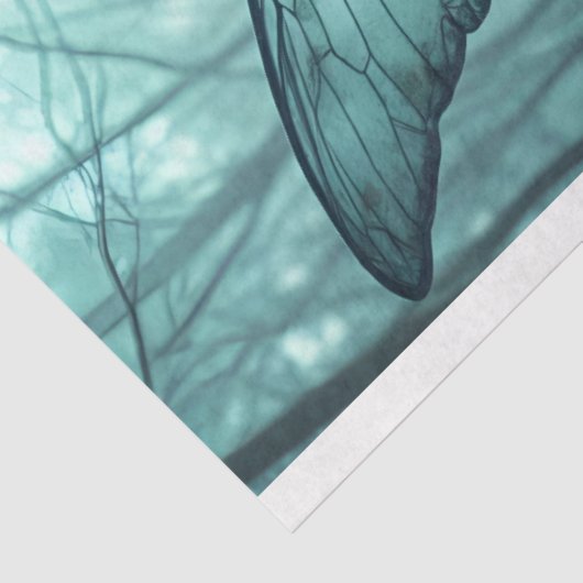 Blue Fairy Forest Seidenpapier (Ausschnitt)