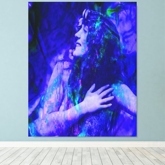 Blue Fairy Leinwanddruck (Insitu (Holzboden))