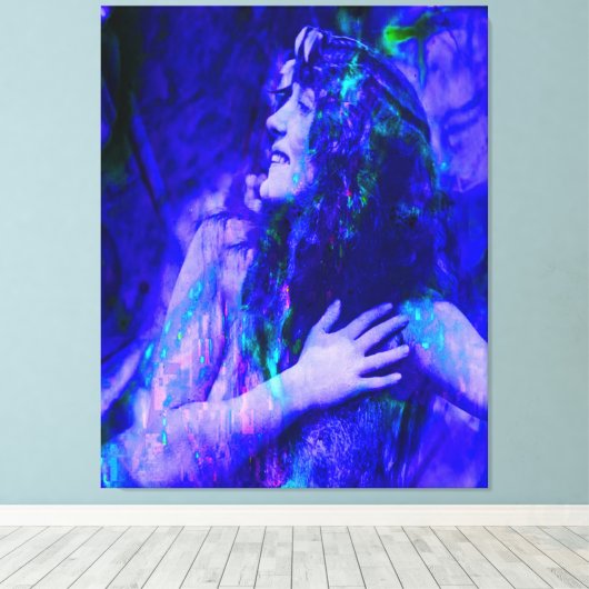 Blue Fairy Leinwanddruck (Insitu (Holzboden))