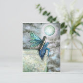 Blue Fairy Postcard von Molly Harrison Postkarte (Stehend Vorderseite)