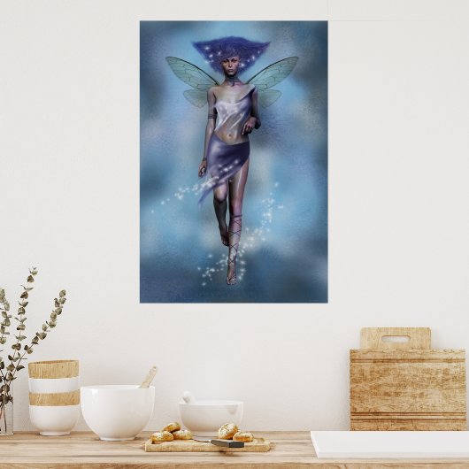 Blue Fairy Poster (Küche)