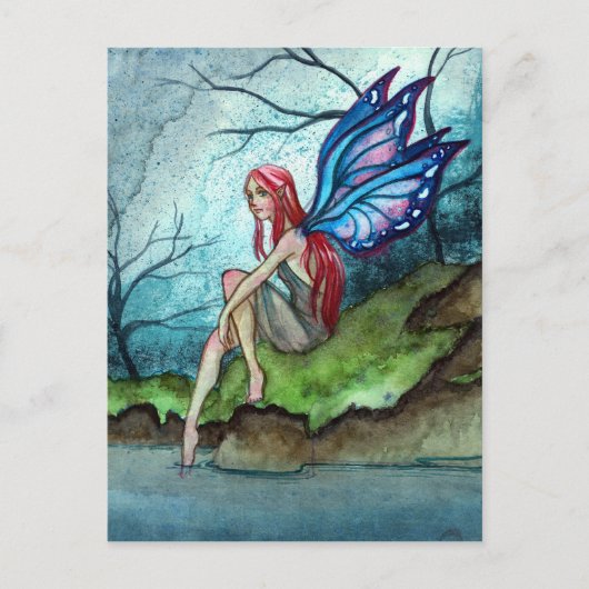 Blue Fairy Postkarte (Vorderseite)
