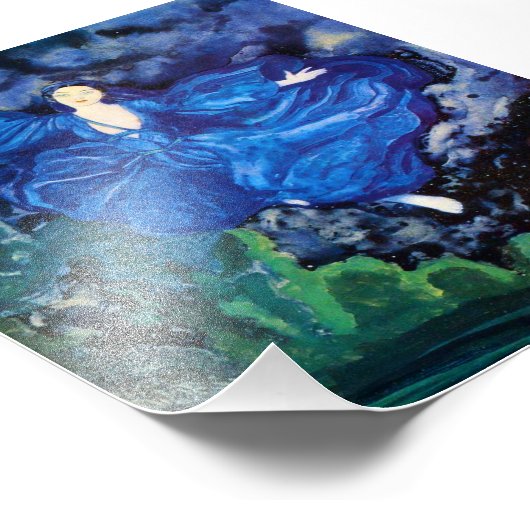 Blue Fairy Print Fotodruck (Ecke)