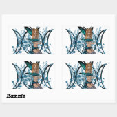 Blue Fairy Rechteckiger Aufkleber (Blatt)