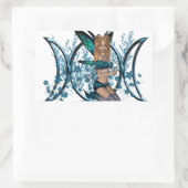Blue Fairy Rechteckiger Aufkleber (Tasche)