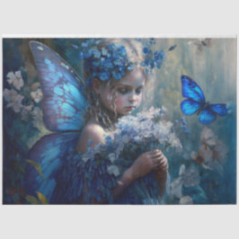 Blue Fairy Seidenpapier