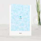 Blue Fairy Sister 7. Geburtstag Karte (Rückseite)