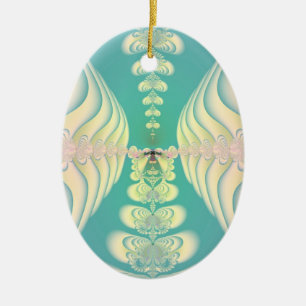 Blue Fairytale Keramikornament