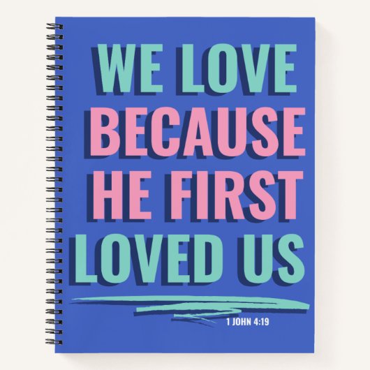 Blue Faith Bible Scripting Notes Notizblock (Vorderseite)