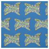 Blue Faith Butterfly Inspiration Material Stoff (Muster)