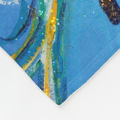 Blue Faith Guardian Angel Chemo Blanket Fleecedecke (Ecke)