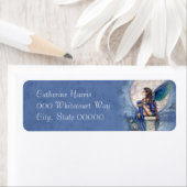 Blue Faiy und Cat Fantasy Art (Insitu)